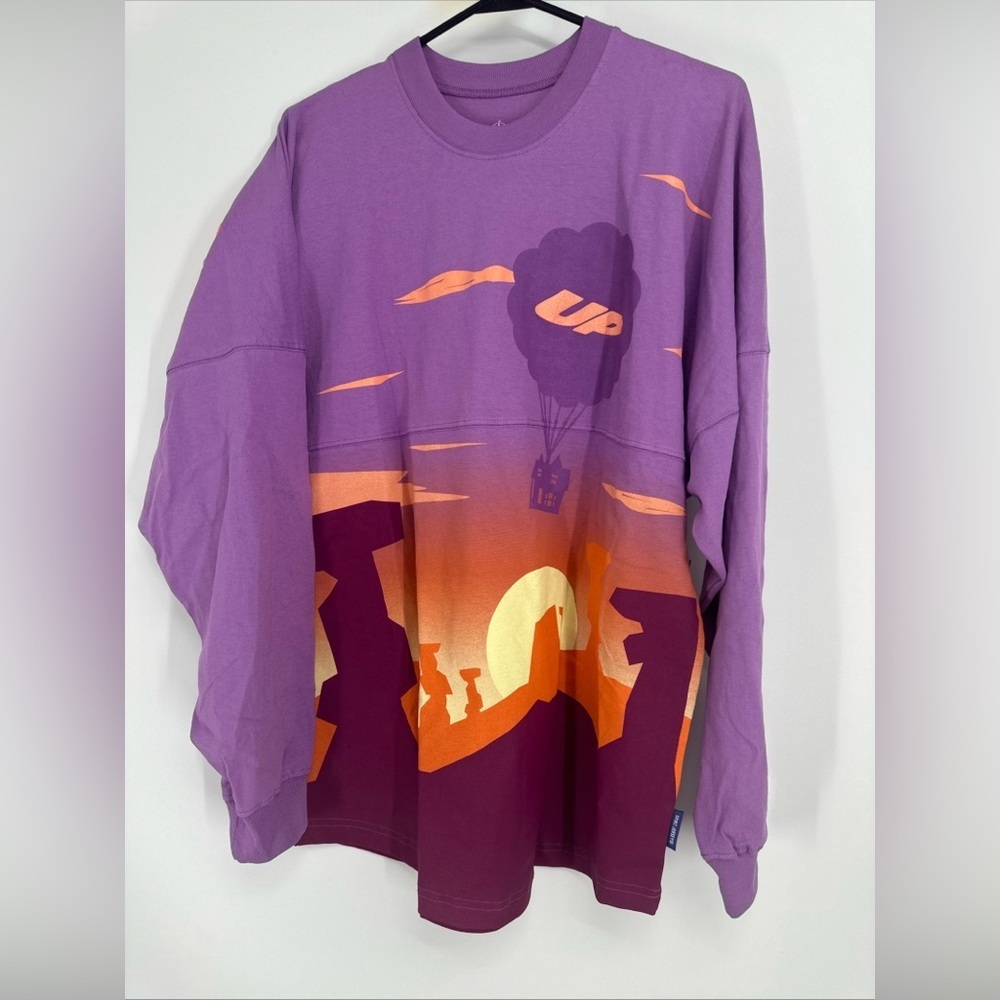 Disney Parks 2022 Pixar Up Paradise Falls Kevin Spirit Jersey Sz M NEW